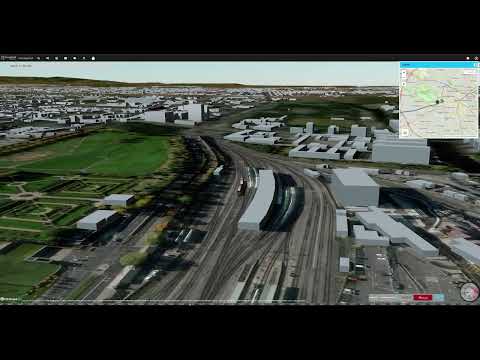 4K Train simulation of Irish rail (Iarnród Éireann) from  Dublin to Galway.( 4K UHD )