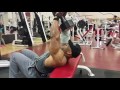 BODYBUILDER CARL MATTHEWS DUMBBELL PRESS & PULL OVER