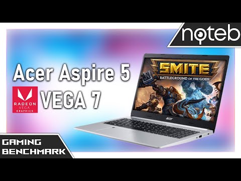 Acer Aspire 5 A515-45 - Smite Gameplay Benchmark (Ryzen 5 5500U, RX VEGA 7)