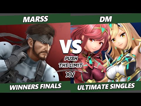Push the Limit 15 Winners Finals - Marss (Snake) Vs. DM (Pyra Mythra) SSBU Ultimate Tournament