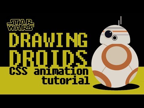 Drawing Star Wars Droid With CSS Animated Background Tutorial CSS3 Web Design Ideas For Beginners