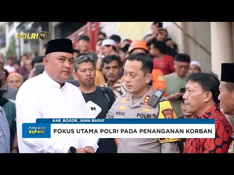 POLRES BOGOR DIRIKAN POSKO KESEHATAN UNTUK MENANGANI KORBAN AMBRUKNYA BANGUNAN MAJELIS TAKLIM