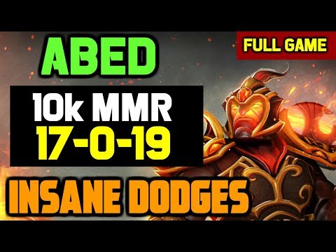THIS is HOW 10k MMR plays - Abed Ember Spirit Unbelievable Jukes and Dodges Incredible Gameplay
