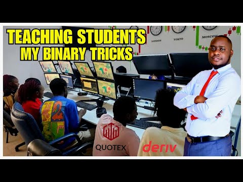 Teaching my Students My Secret Binary Options Strategy that works like Magic | Online Mentorship