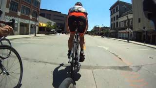 preview picture of video 'Downtown South Bend Subaru Classic CAT 3/4 Crit Race - GoPro HD Hero'