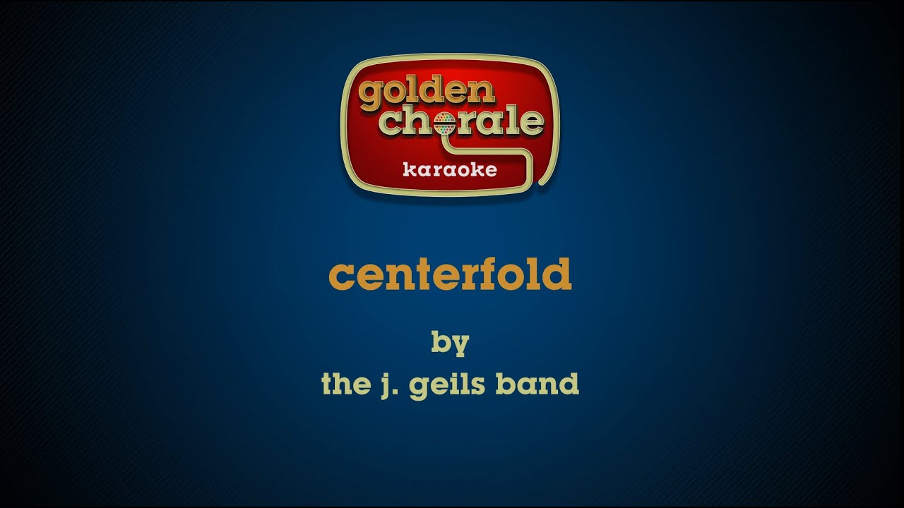 the j. geils  band - centerfold (karaoke)