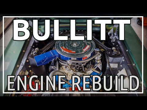 1968 BULLITT MUSTANG  390 FE Engine Rebuild for *Replica* with Commentary