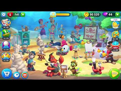 Fishdom 6870 Level - 17 moves - NO BooSTERS