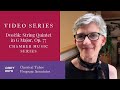 Chamber Music Series Dvořák String Quintet In G Major Op 77