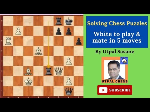 White to play & mate in 6 moves for Beginners (Puzzle #104)