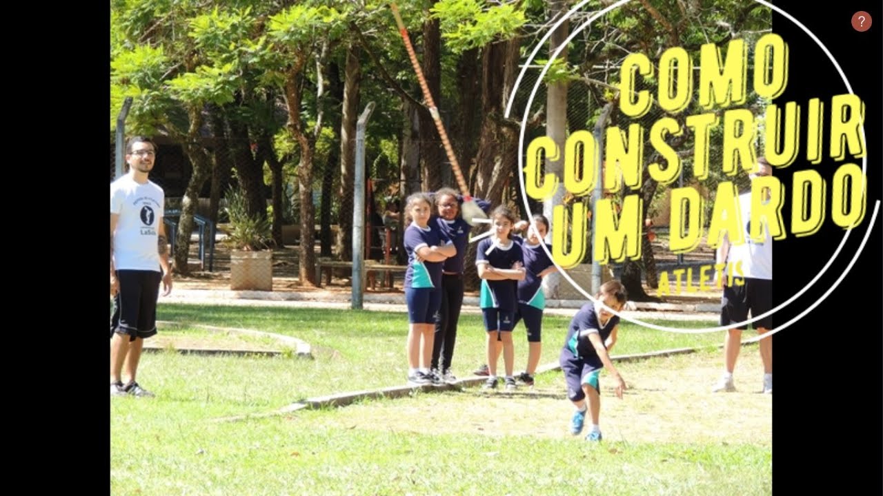 ATLETISMO - Como montar um dardo para a iniciação esportiva | How to build a javelin