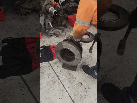 Volvo truck rear brake rotors replacement # Short videos