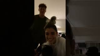 Dixie d'amelio & Noah Beck insta live 10/23/2020