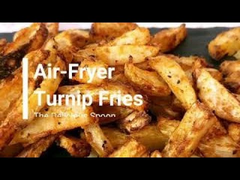 Crispy Air-Fryer Turnip Fries - Perfect for snacking!