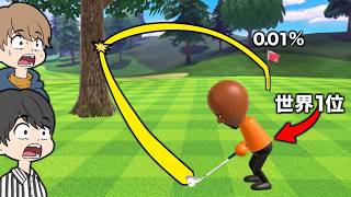 爆速でホールインワンを連発する「ゴルフ世界1位」のプレイが意味不明すぎる。【Wii Sports】