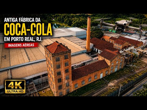 Antiga Fábrica da Coca cola em Porto Real RJ. Imagens aéreas. 