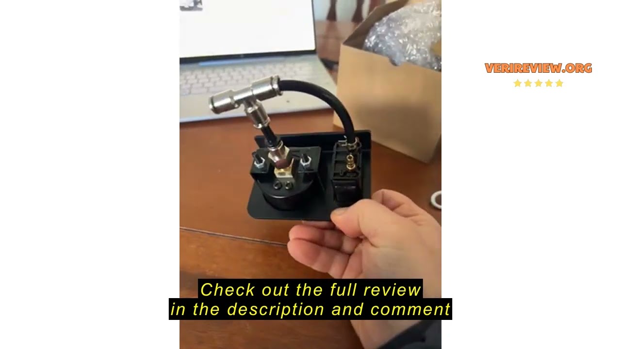 Review Roastove in-Cab Single Air Gauge Control Kit with Paddle Switch for Air Suspension System, Pr