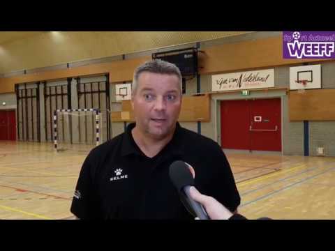 2019-02-08 Zaalvoetbal, Eredivisie, Volendam-Hovocubo, interviews