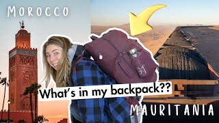 What's in my Backpack for Morocco and Mauritania? (17 Days in 40L Carry-On)