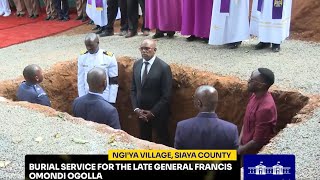 GENERAL OGOLLA BURIED WITHOUT COFFIN & CLOTHES ACCORDING TO HIS WILL