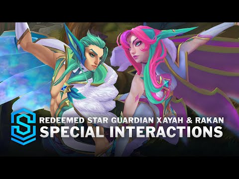 Redeemed Star Guardian Xayah & Rakan Special Interactions
