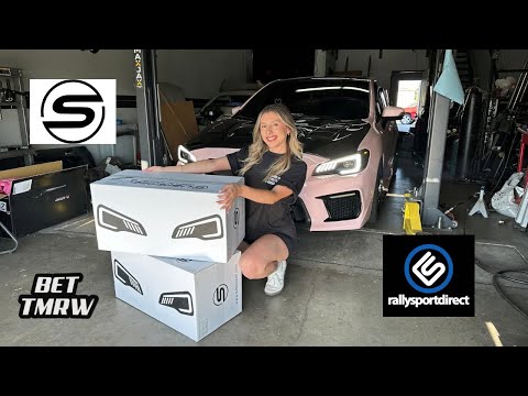 Subaru WRX STI Subispeed Sequential Headlights Install + NEW CF Lip Install !!