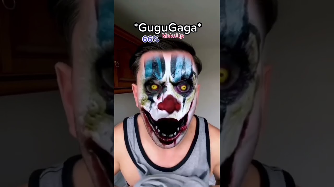 My Scary GuguGaga MakeUp - Rate Me in Comments #shorts #meme #funny #foryou #trending #shortvideo