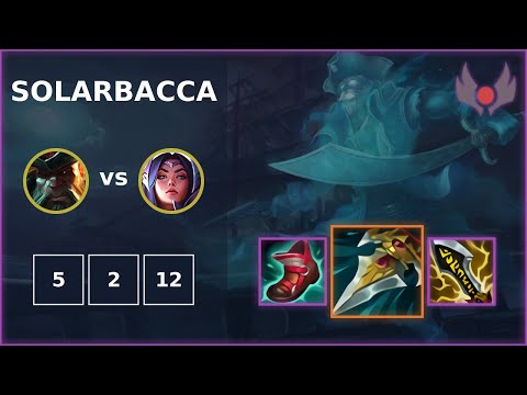 [ solarbacca ] Gangplank TOP vs Irelia | NA GRANDMASTER | LOL Season 2022