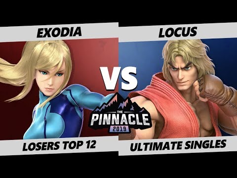 Pinnacle 2019 SSBU - Exodia (ZSS) Vs. TGS | Locus (Ken) Smash Ultimate Tournament Losers Top 12