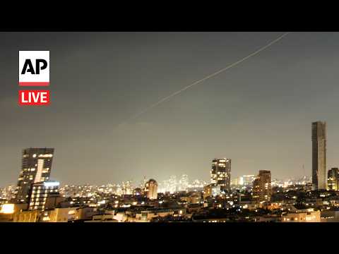 LIVE: Tel Aviv skyline as Israel says Iran launched missiles at country