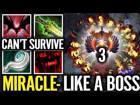 MIRACLE- [Shadow Fiend] Blink Dagger & Eul's Scepter | Divine Top Rank Pro Gameplay Dota 2