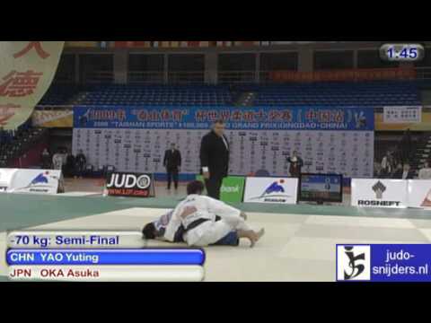 Judo 2009 GP Qingdao: Yuting Yao (CHN) - Asuka Oka (JPN) [-70kg] bronze.