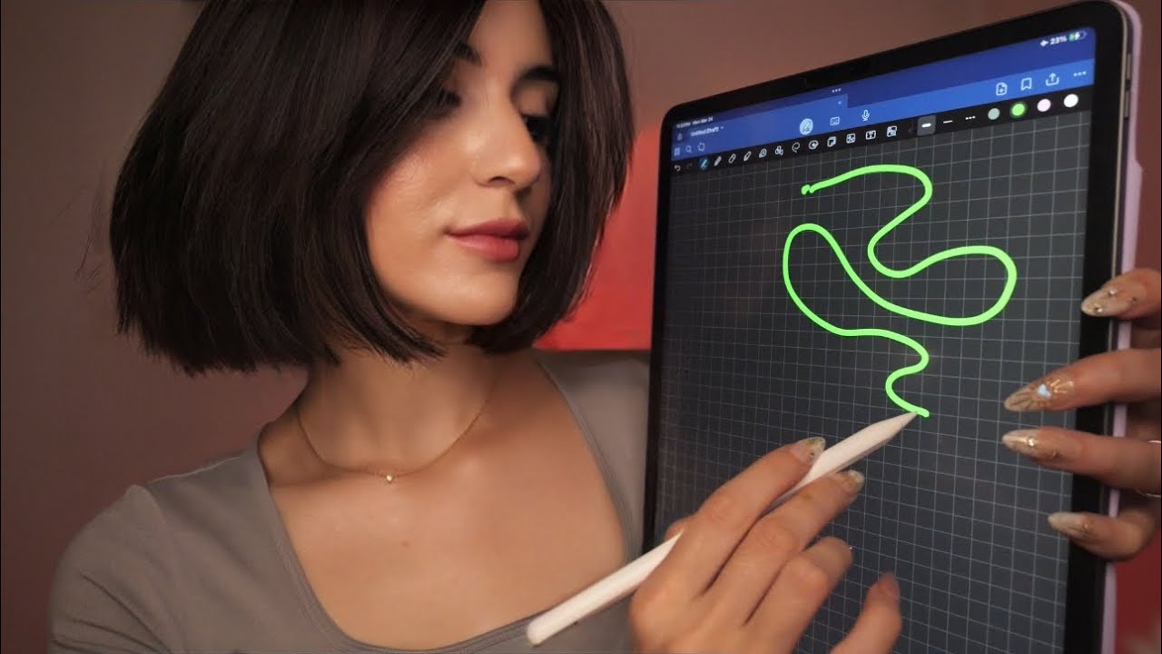 ASMR just some quick ipad instructions to help you doze off - inASMR