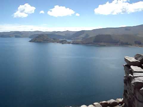 Lake Titicaca View From The Mountain In 