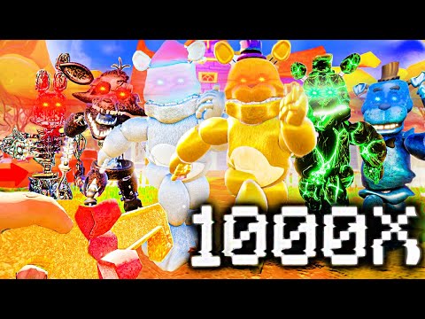 I Added EVERY FNAF Animatronic With 1000x SPEED In Hello Neighbor..