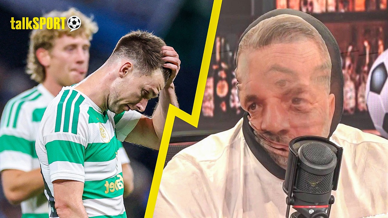 "DISGRACE TO BRITISH FOOTBALL!" Jason Cundy CLASHES with Celtic fan after Europa League LOSS