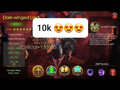 Legacy of discord Who does not have 6* Metamoroph yet