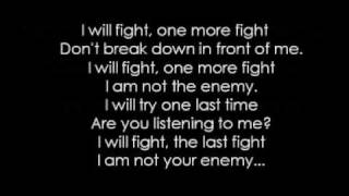 Bullet For My Valentine   The Last Fight (Acoustic) Lyrics