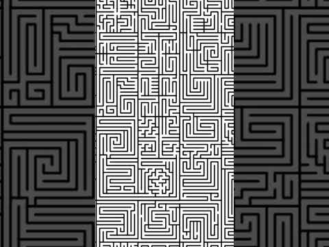 Impossible Maze #maze #drawing #satisfying #impossible