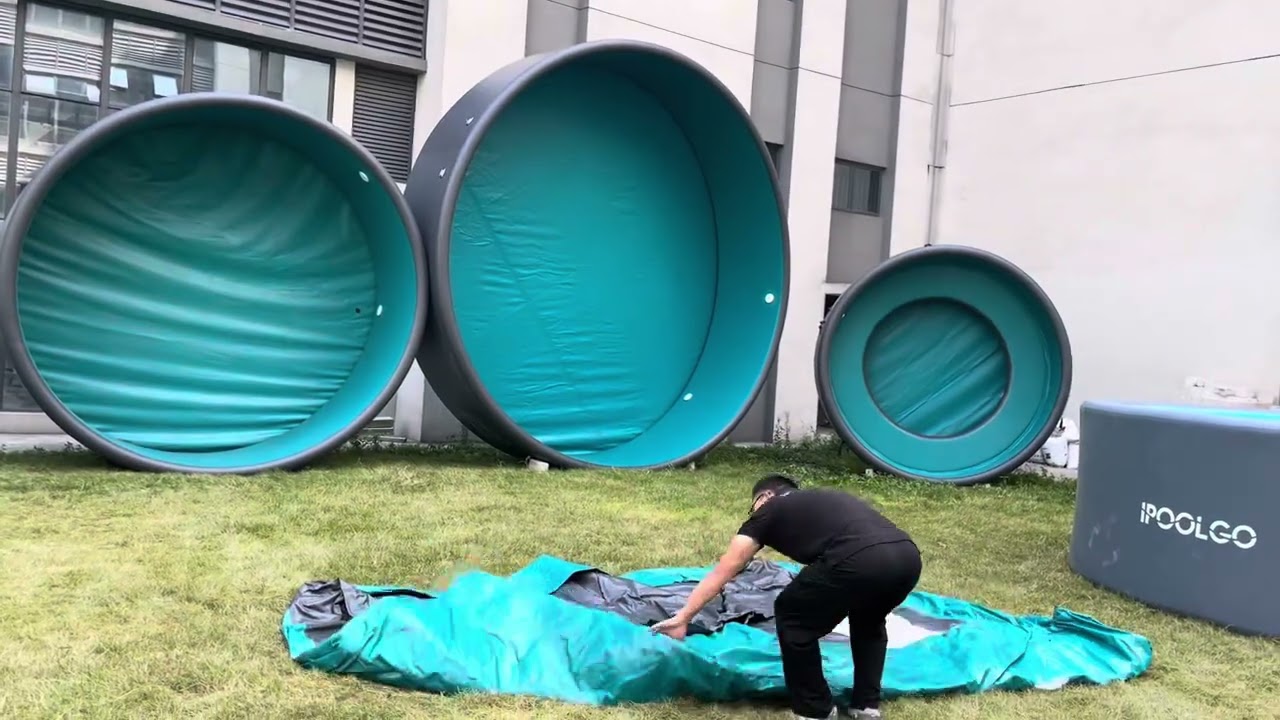 Inflate,install, Store ✅ IPOOLGO-The easiest way to enjoy your pool life ! 