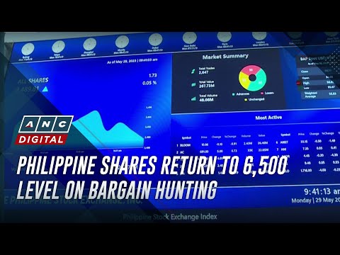 Philippine shares return to 6,500 level on bargain hunting