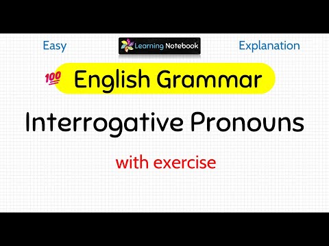 Interrogative Pronouns in English Grammar | Interrogative Pronoun