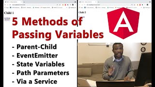 5 Methods of Passing Variables Between Components in Angular - Step by Step Turorial