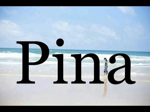 How To Pronounce Pina🌈🌈🌈🌈🌈🌈Pronunciation Of Pina