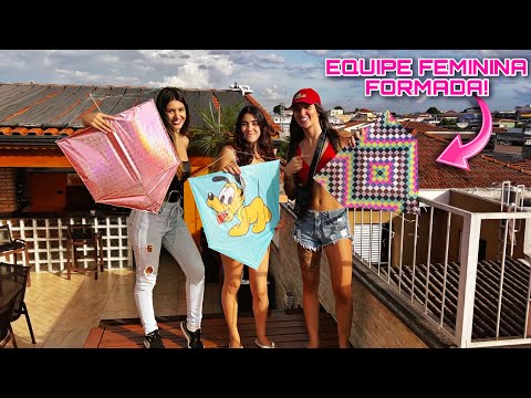 Meninas Pipeiras Soltando Pipões Rabioludos do Alto da Laje - O Trio Feminino da Pipa Voltou c Tudo!