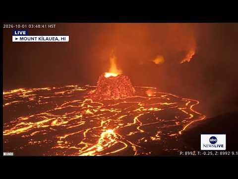 Hawaii's Kilauea volcano spews lava during eruption