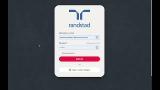 Randstad Assessment platform - how to log in