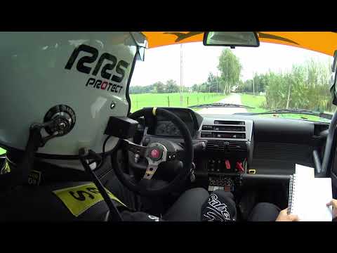 Rajd Śląska 2019 OS3 Kiczyce Plata/Plata Fiat Cinquecento onboard (+ akcja i wypadek)