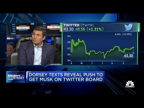 Jack Dorsey texts reveal push to get Elon Musk on Twitter board