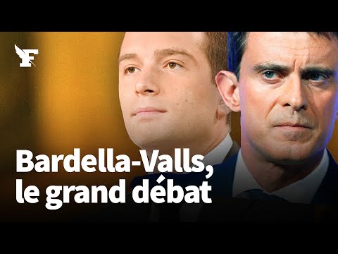 Européennes: suivez le grand débat entre Jordan Bardella et Manuel Valls